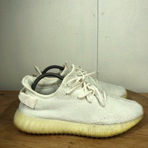 Adidas Yeezy Boost 350 V2 Shoes Mens 9 Sneakers 2018 White Knit